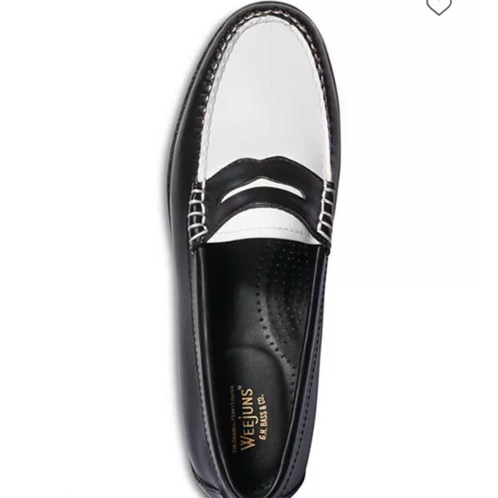 G.H. Bass & Co. Classic Black and White Loafers